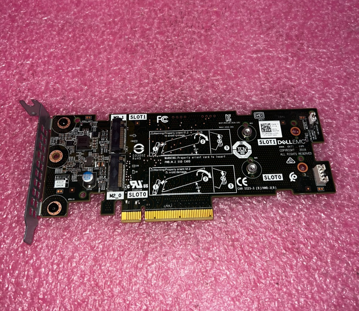 Strong-IT Dell 61f54 BOSS PCI Controller Card 2 x M.2 Slots