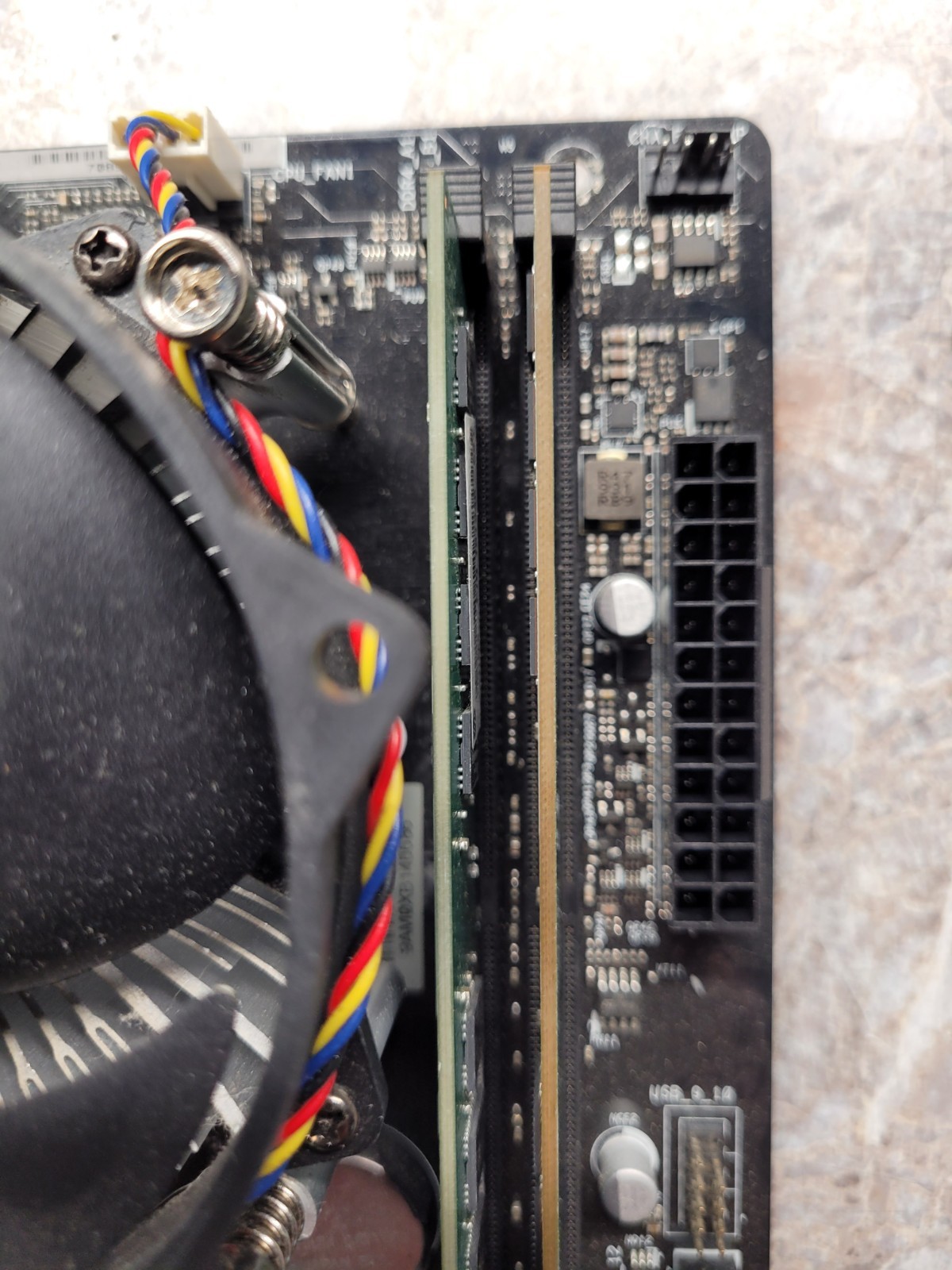 *COMBO ASRock H310CM-HDV/M.2 mATX Motherboard Combo i5-8500, 16GB Ram, Cooler
