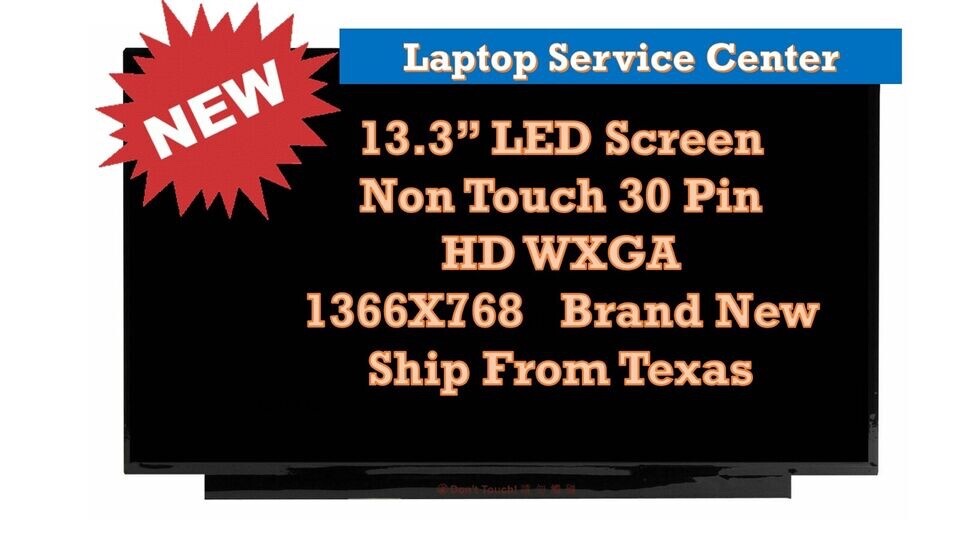 NT133WHM-N47 fit B133XTN03.0 B133XTN03.3 M133NWR9-R1 N133BGA-EA2 13.3 LCD Screen