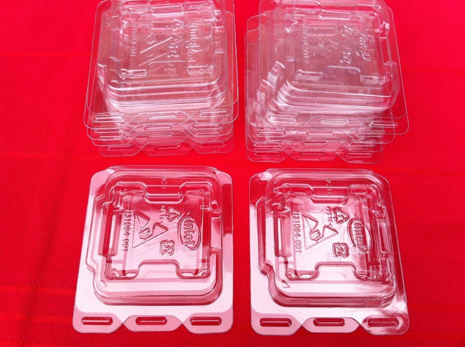 2X CLAM SHELL LGA2011-V3 LGA2011-V4 CPU PROTECTIVE CASE,ORIGINAL CLEAR