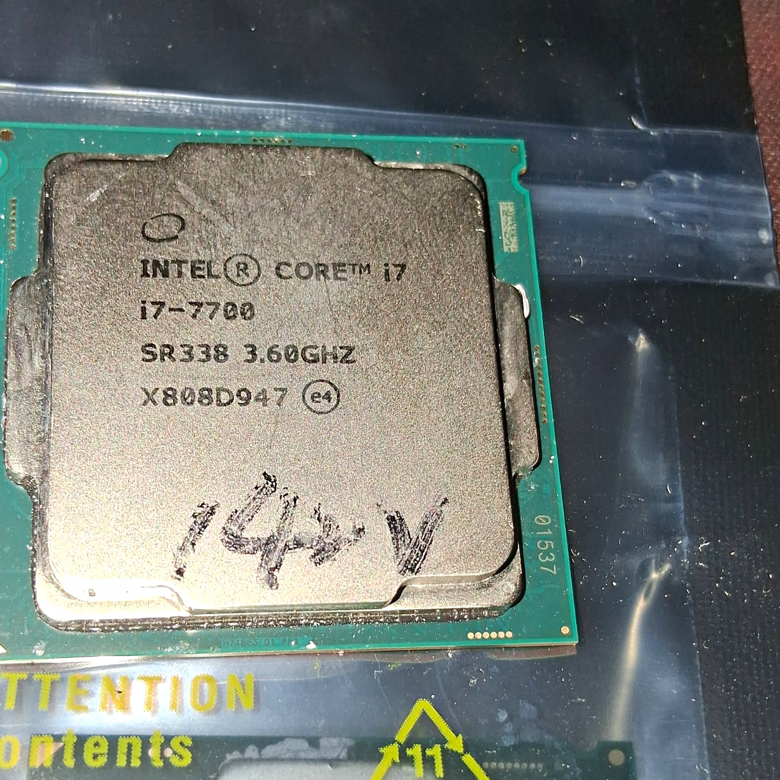 Intel Core i7-7700 Core i7 7th Gen 3.60GHz 4-Core LGA1151 SR338