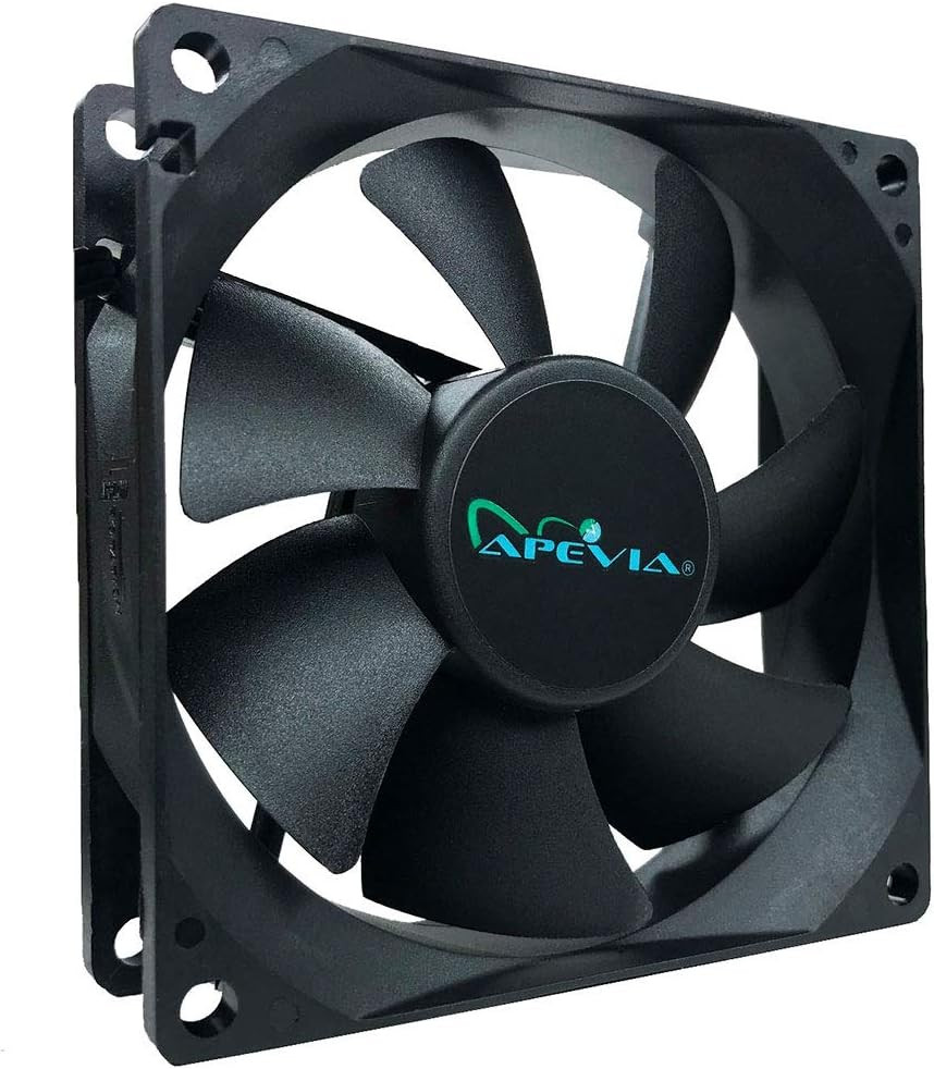 AF38S-BK 80Mm 4Pin Molex + 3Pin Motherboard Silent Black Case Fan (3-Pk)