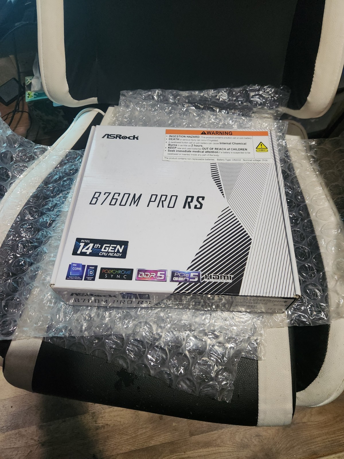 Intel I-5 14600K, AsRock B760M Pro RS W/Wifi Combo!