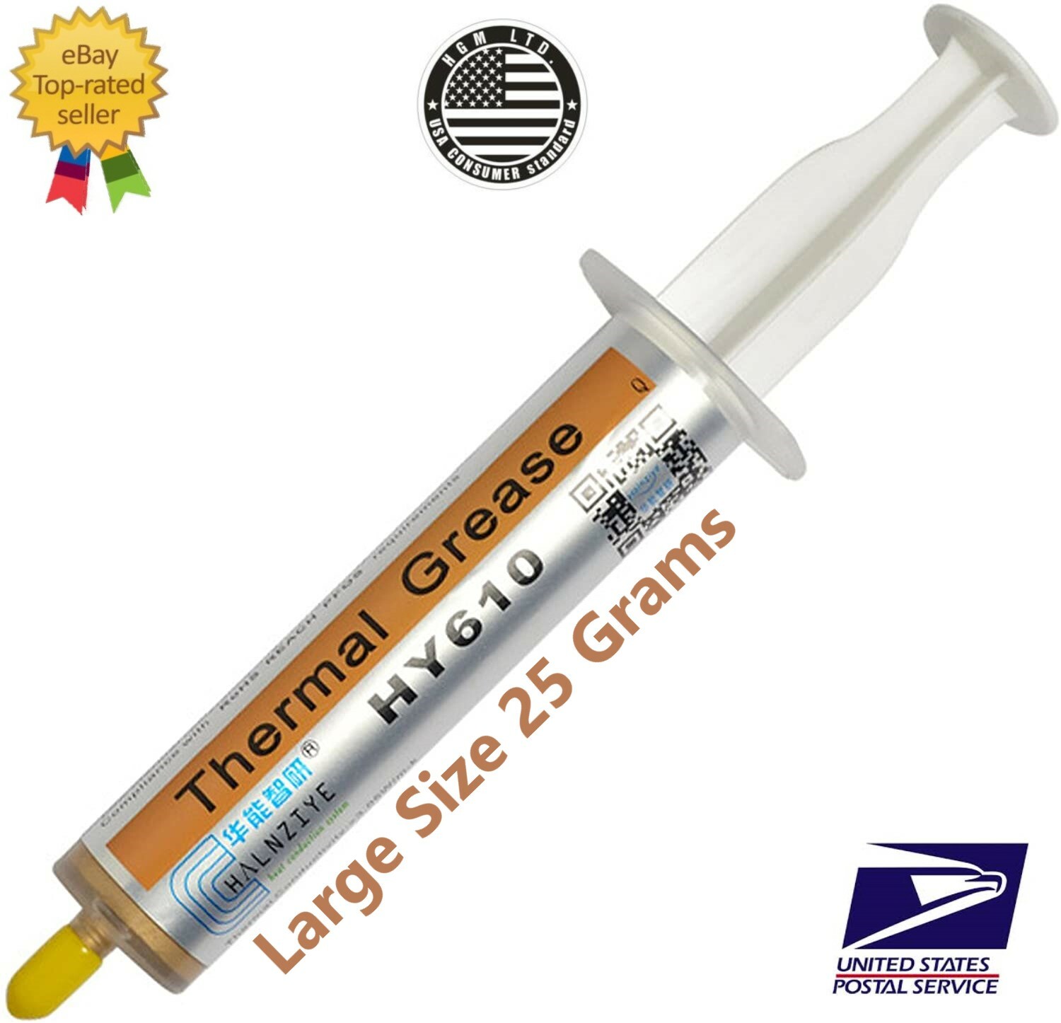 High Performance Thermal Grease CPU Heatsink Compound Paste Syringe USA Seller