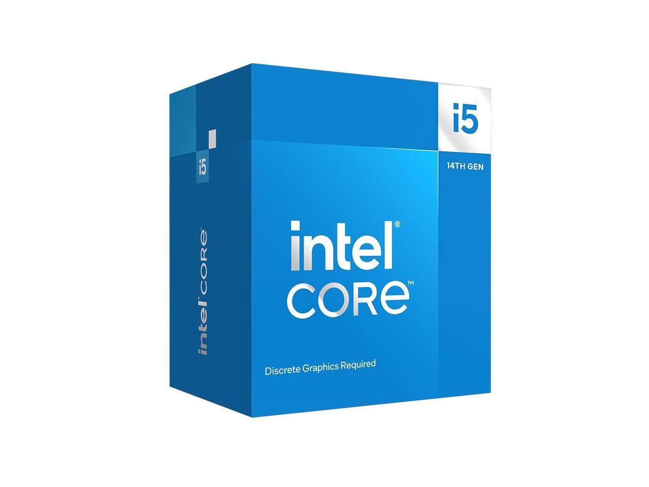 Intel Core i5-14400F – Core i5 14th Gen Raptor Lake 10-Core (6P+4E) LGA 1700 65W