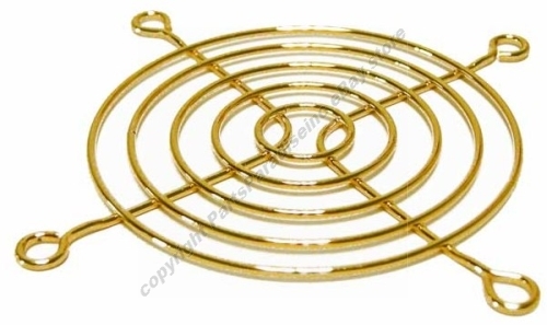 80mm/3″inch/8cm Metal Wire Box/Case Fan Grill/Finger Guard/Cover $SH DISC {GOLD