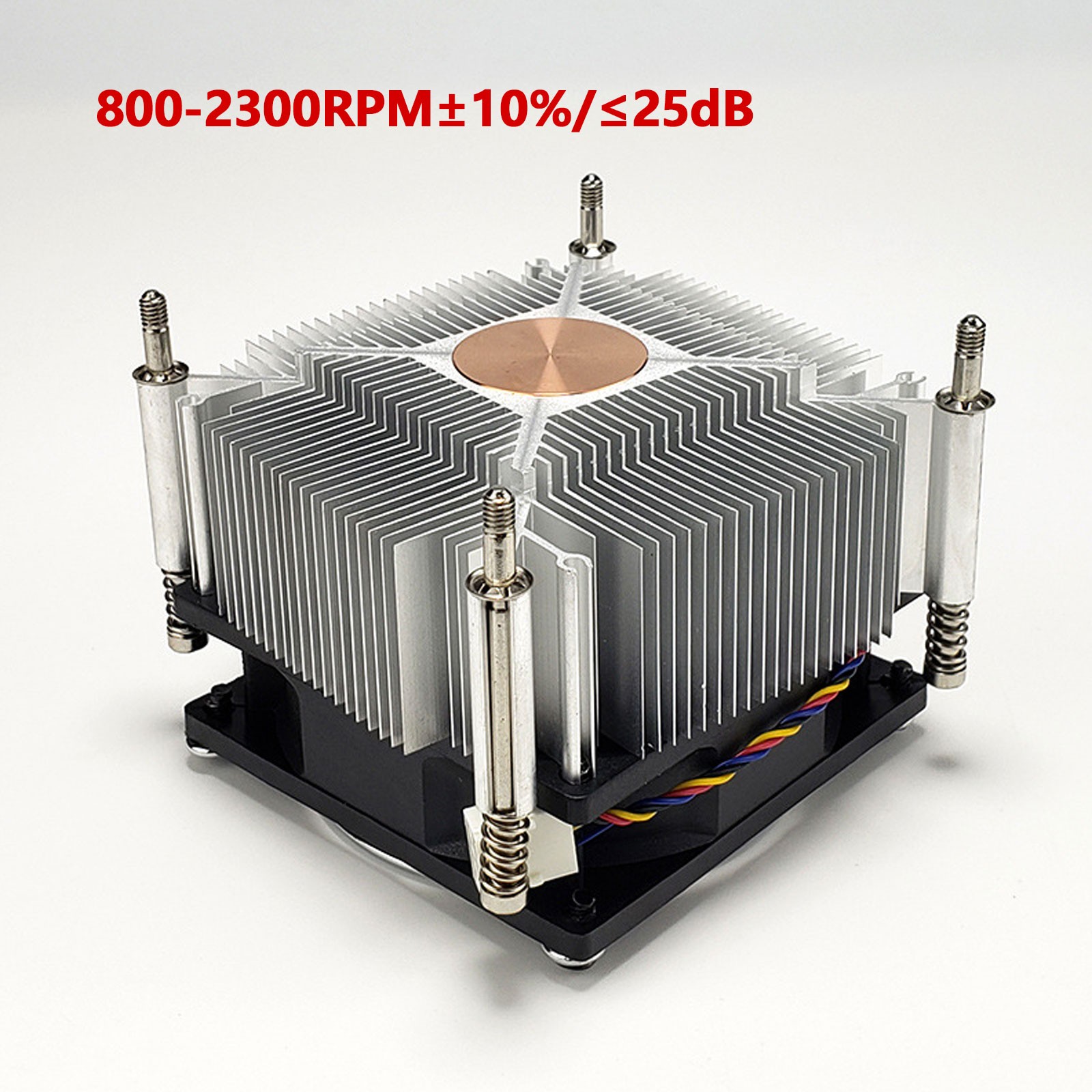 80MM CPU Air Cooler 4PIN PWM Cooling PC Radiator Fan for Intel 2011 X79 X99 CPU