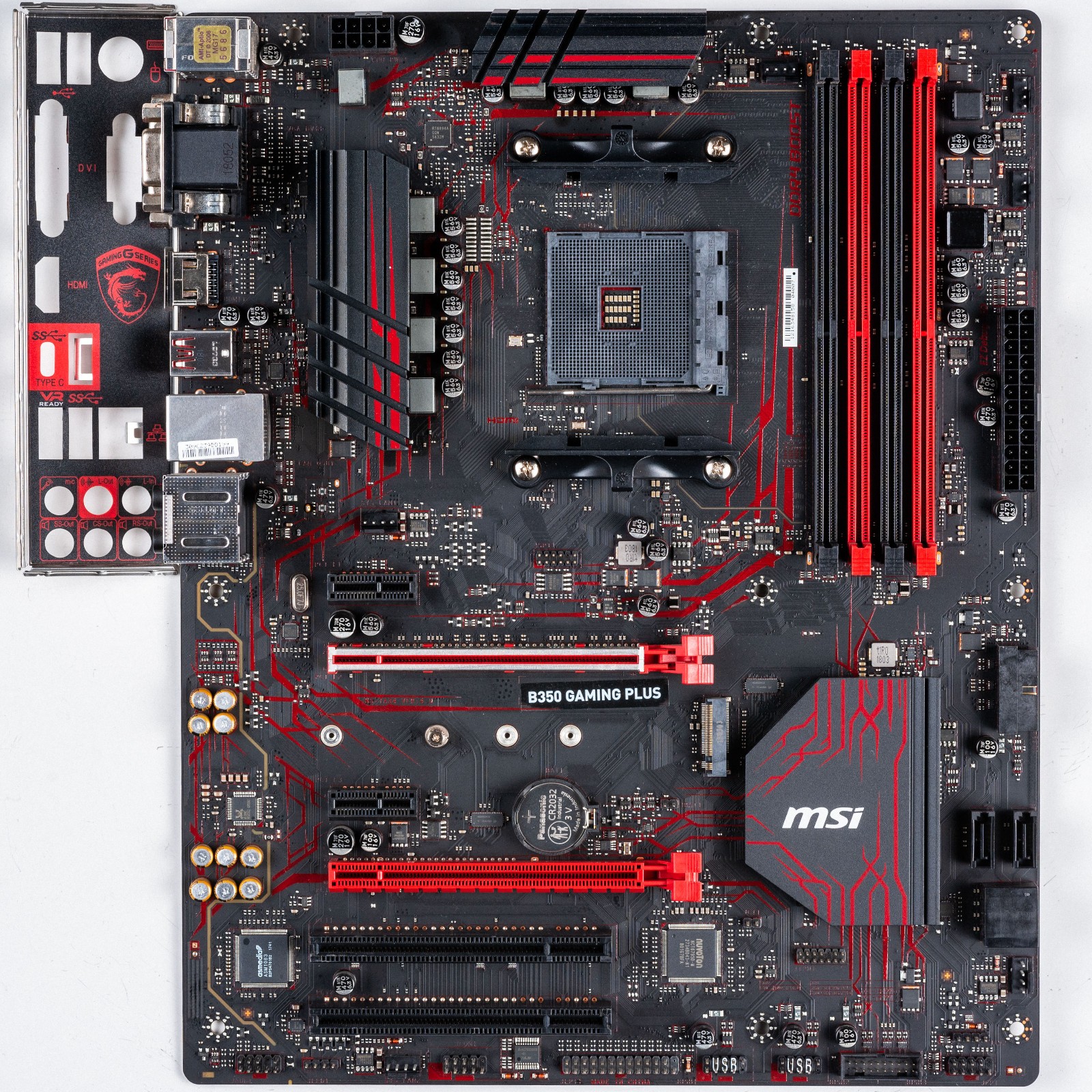 MSI B350 GAMING PLUS AM4 ATX Motherboard Combo 8GB DDR4 AMD A8 Ryzen 5000 Ready