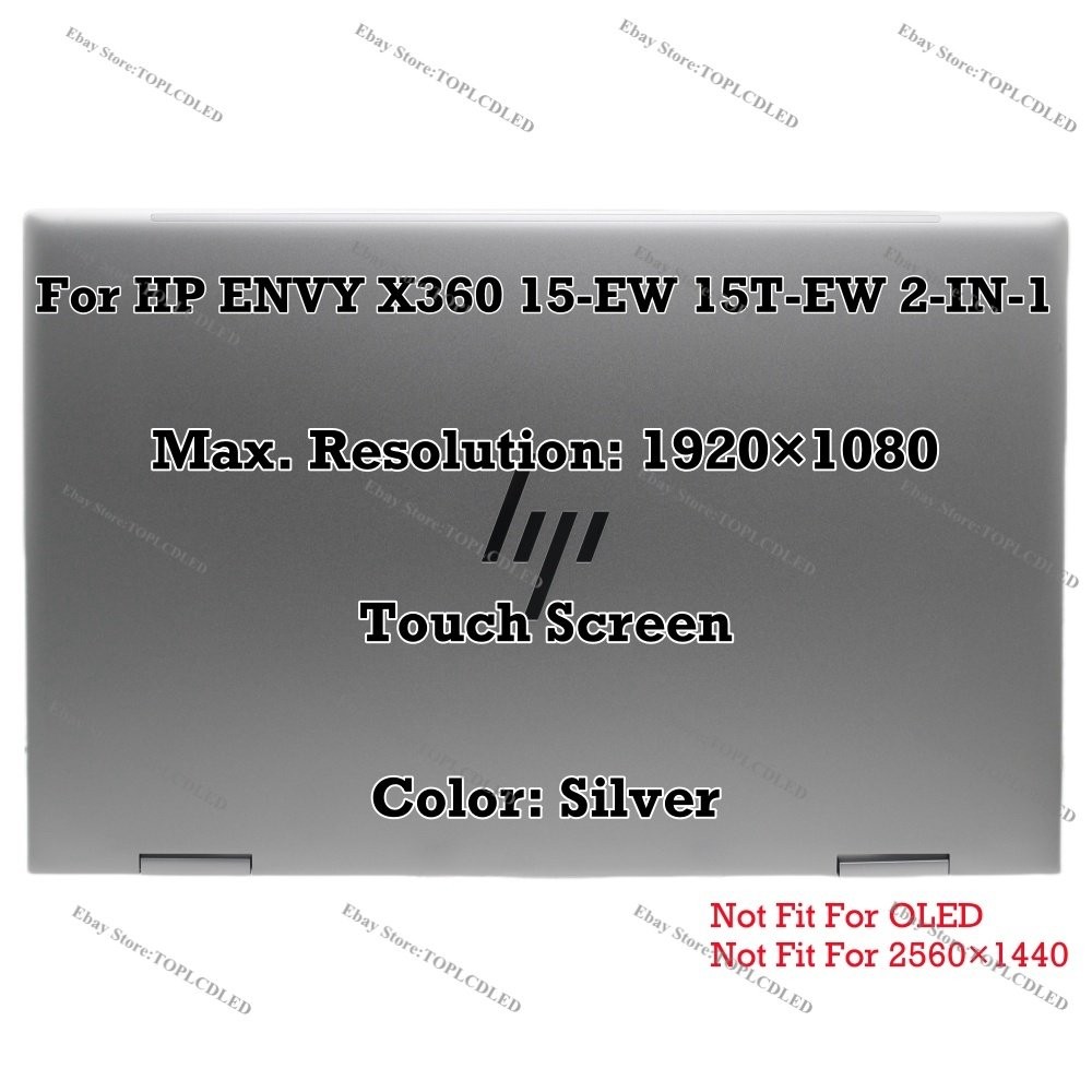 15.6″ HP ENVY X360 15-EW 2-in-1 15-EW0002NW LCD Baugruppe OLED/LED Touch Screen