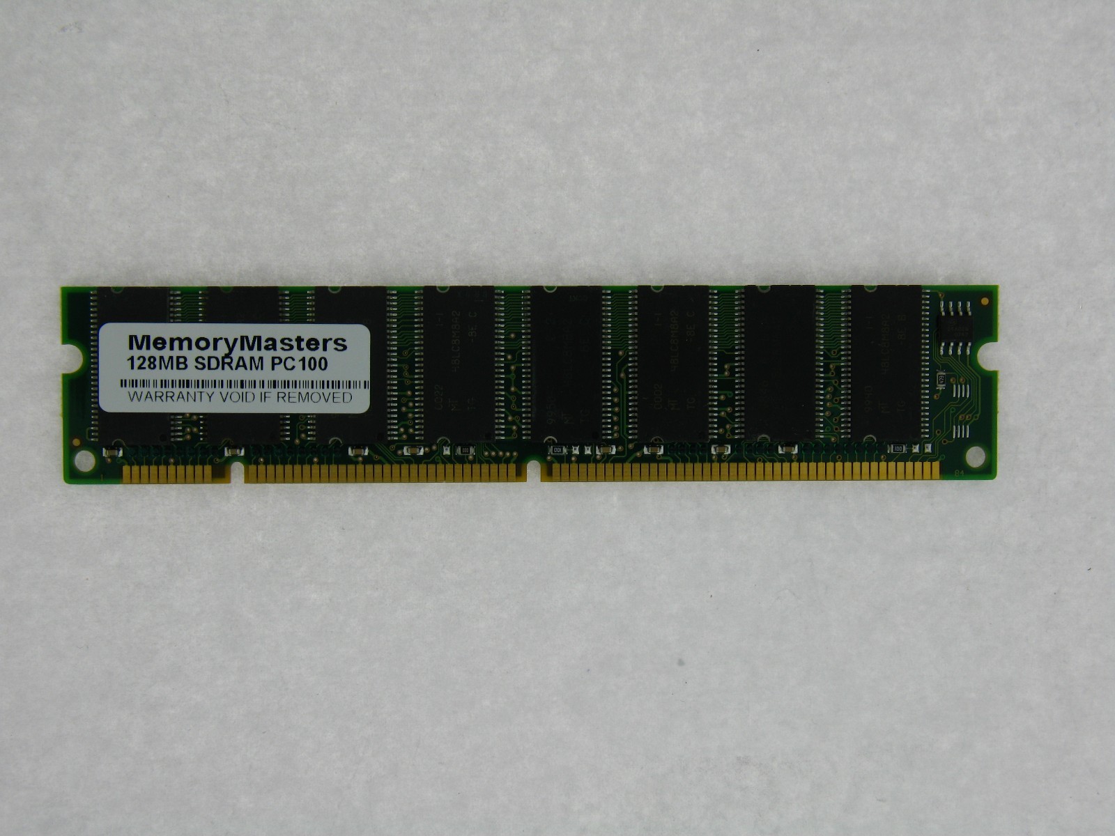 128MB MEMORY 16X64 168 PIN PC100 8NS 3.3V NON ECC SDRAM RAM DIMM