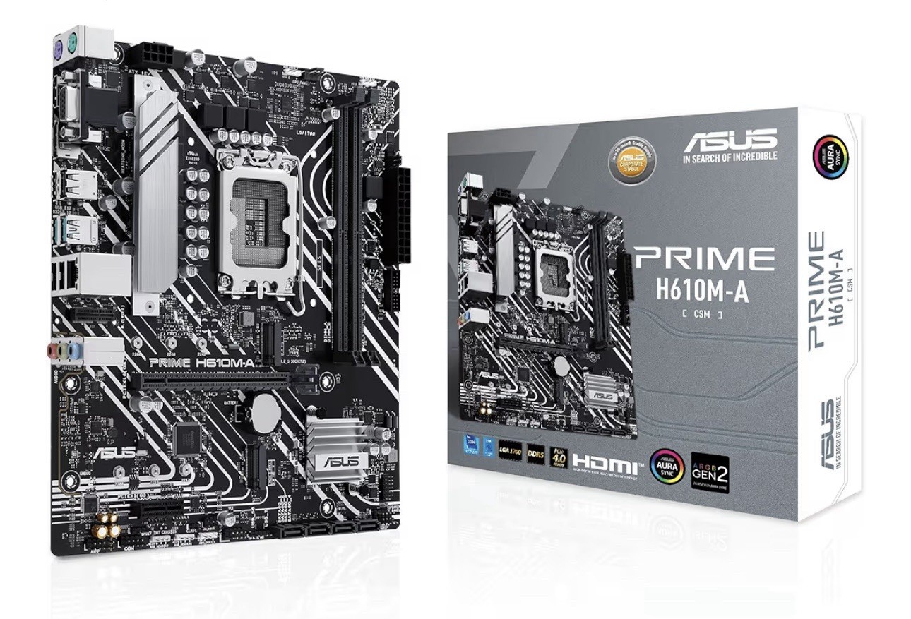 ASUS PRIME H610M-A-CSM Intel LGA 1700 mATX Motherboard