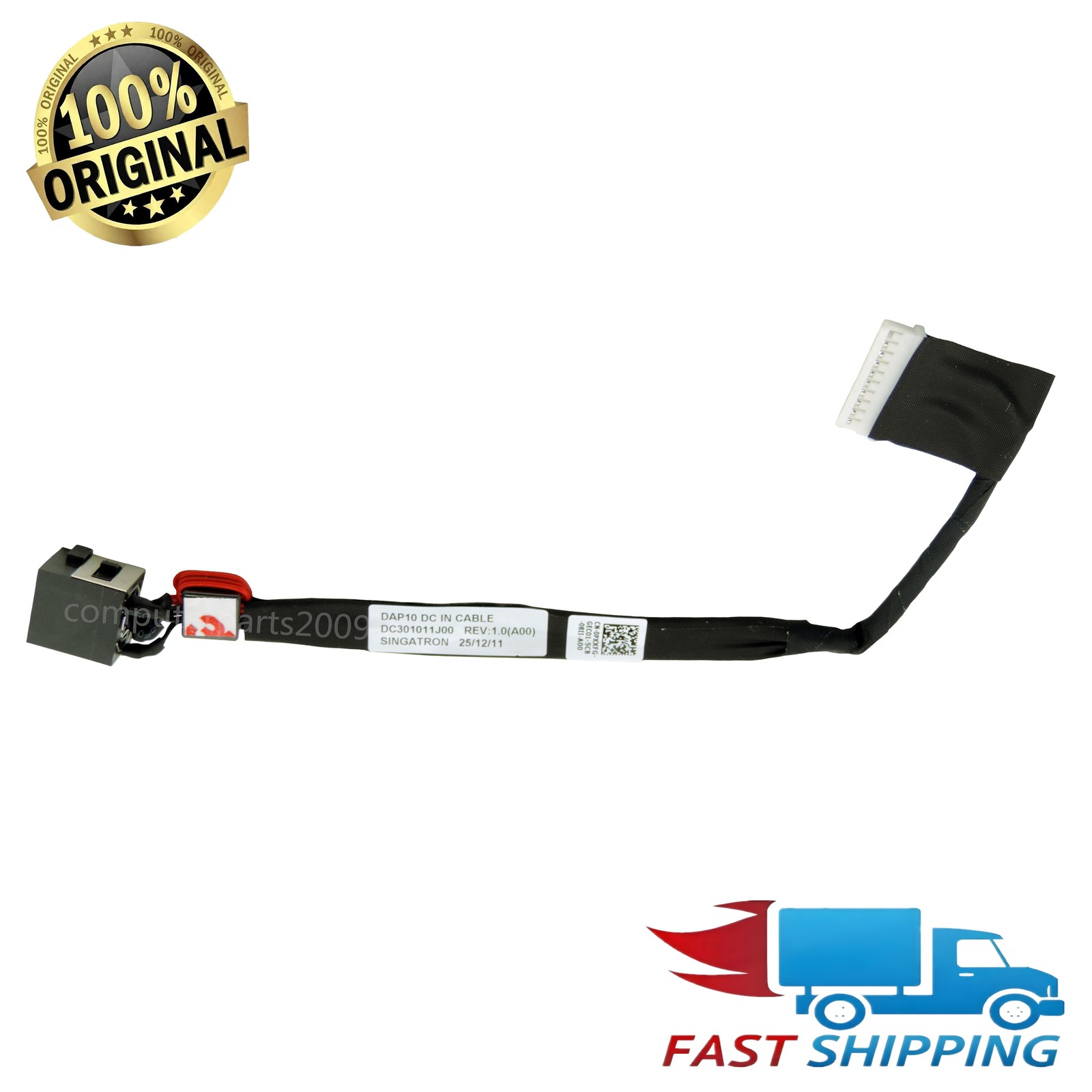 CN-0PXXFG DC IN power jack cable charging port For Dell Precision 7530 7540