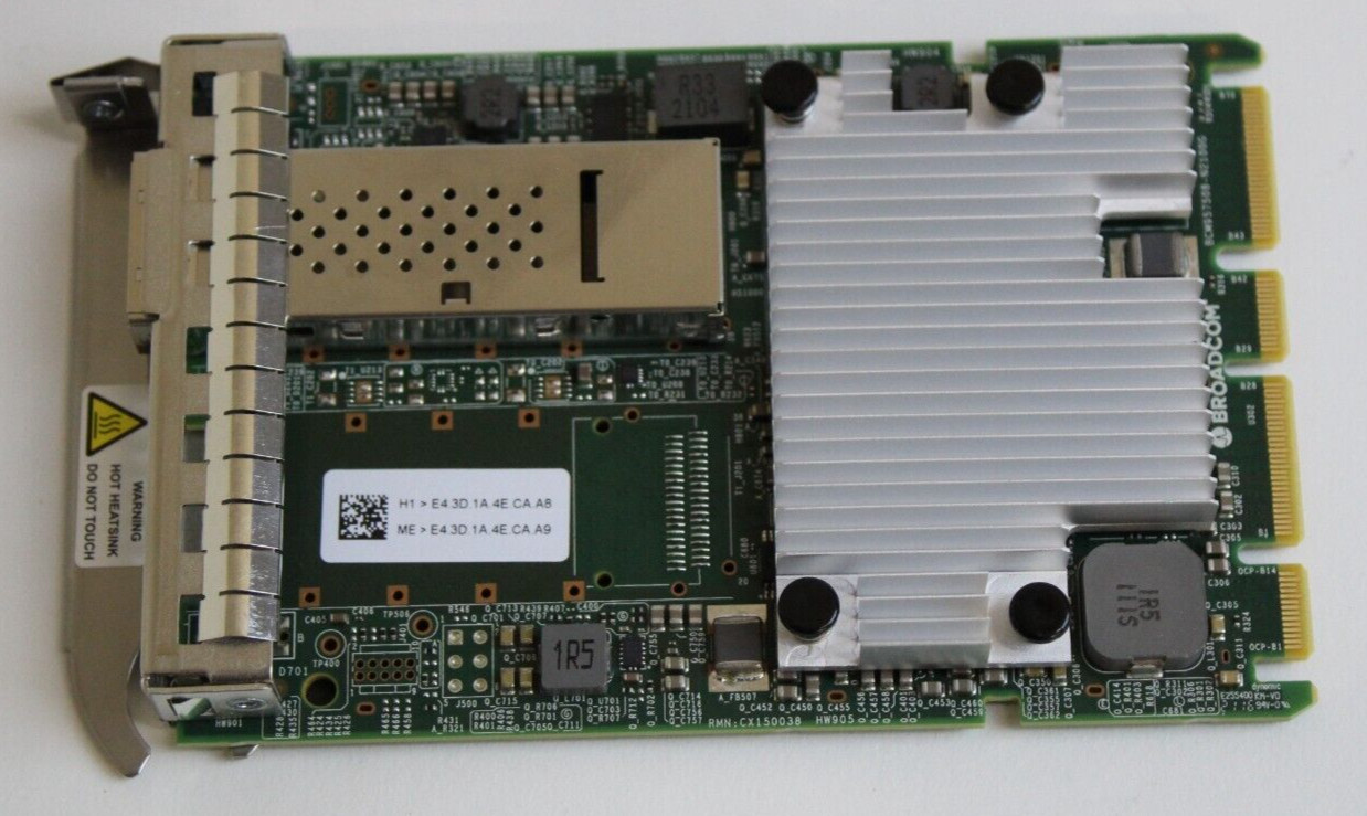 Broadcom BCM957502-N150FG 50G QSFP28 PCI Express 4.0 x16 Network Interface Card