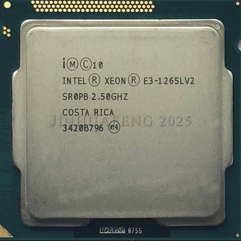 Intel Xeon E3-1265L V2 2.50 GHz L3 8M 4-Core LGA1155 GPU 45W CPU Processor
