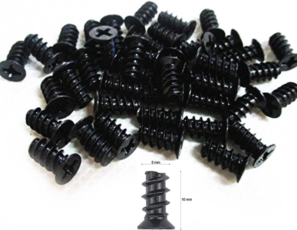 Universal M5x10 Computer Fan Screws, 100pc, Fits 70–140mm Fans