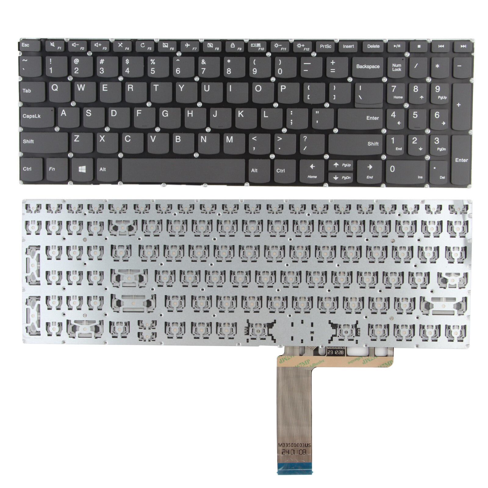 US Keyboard Non-Backlight For Lenovo IdeaPad 330S-15ARR 330S-15AST 330S-15IKB