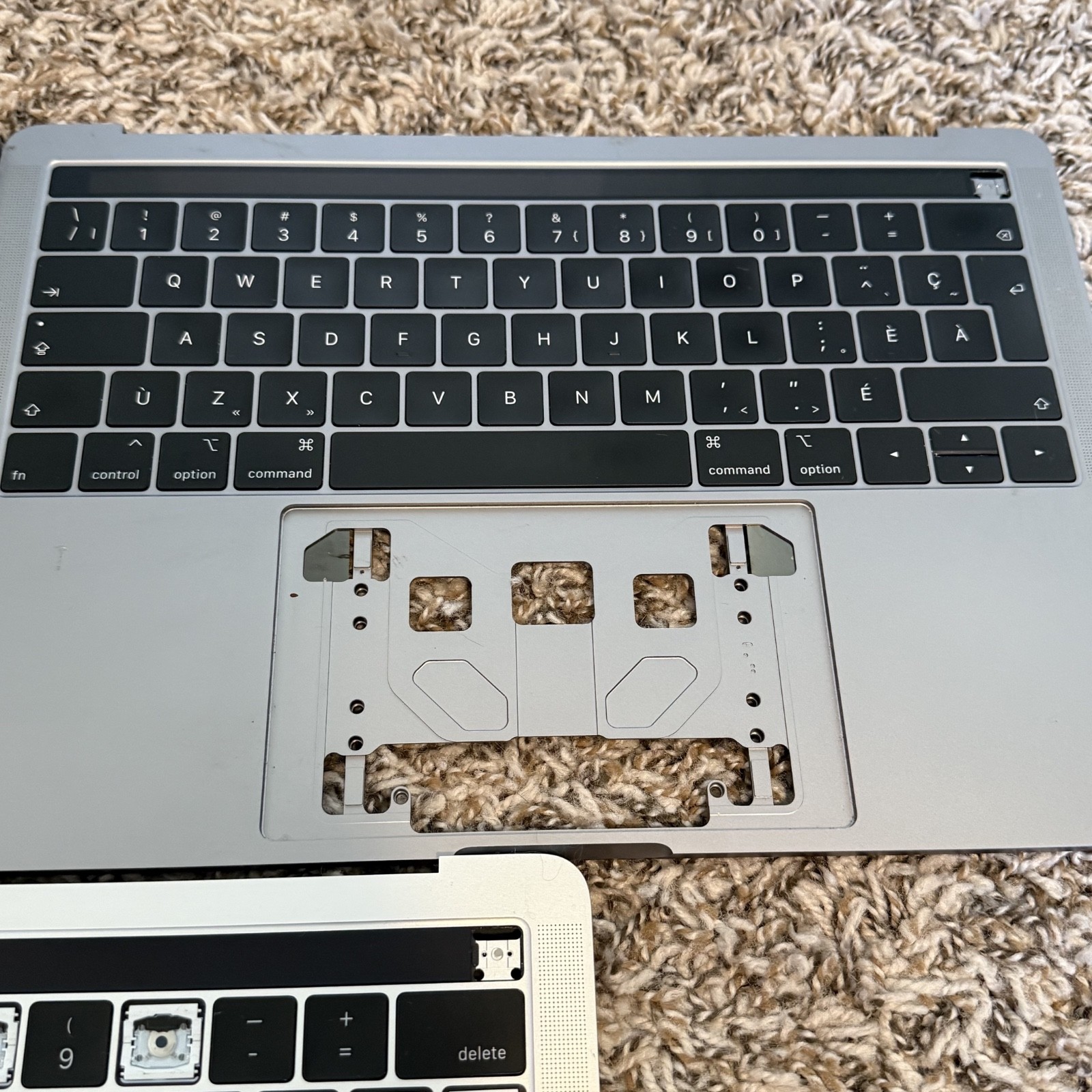 Lot X3 Apple MacBook Pro A1706 2016 2017 Touchpad Touch Bar Keyboard Gray Silver