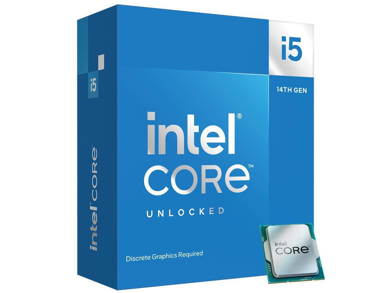 Intel Core i5-14600KF – 14th Gen 14-Core (6P+8E) LGA 1700 125W CPU Processor