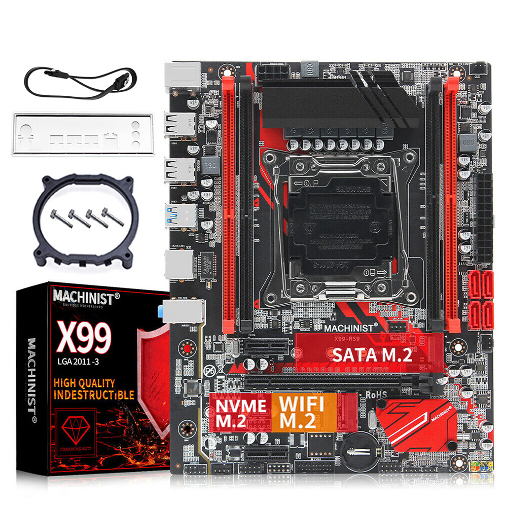 X99 Motherboard LGA 2011-3 slot Support four channel DDR4 ECC RAM XEON E5 V3