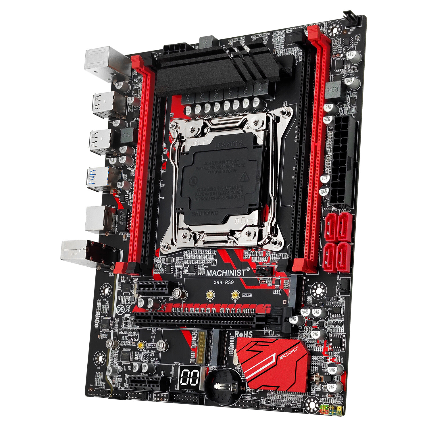 X99 Motherboard LGA 2011-3 Pin Four Channel DDR4 RAM for Intel Xeon E5 V3 V4 CPU
