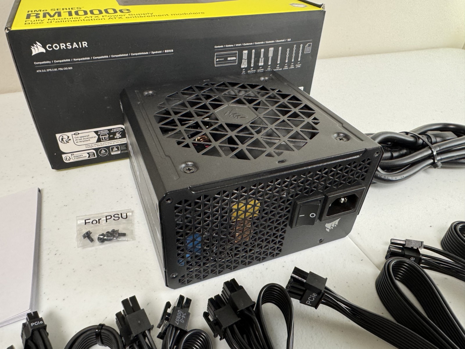 Corsair RM1000e 80 Plus Gold Efficiency 1000W Fully Modular Power Supply