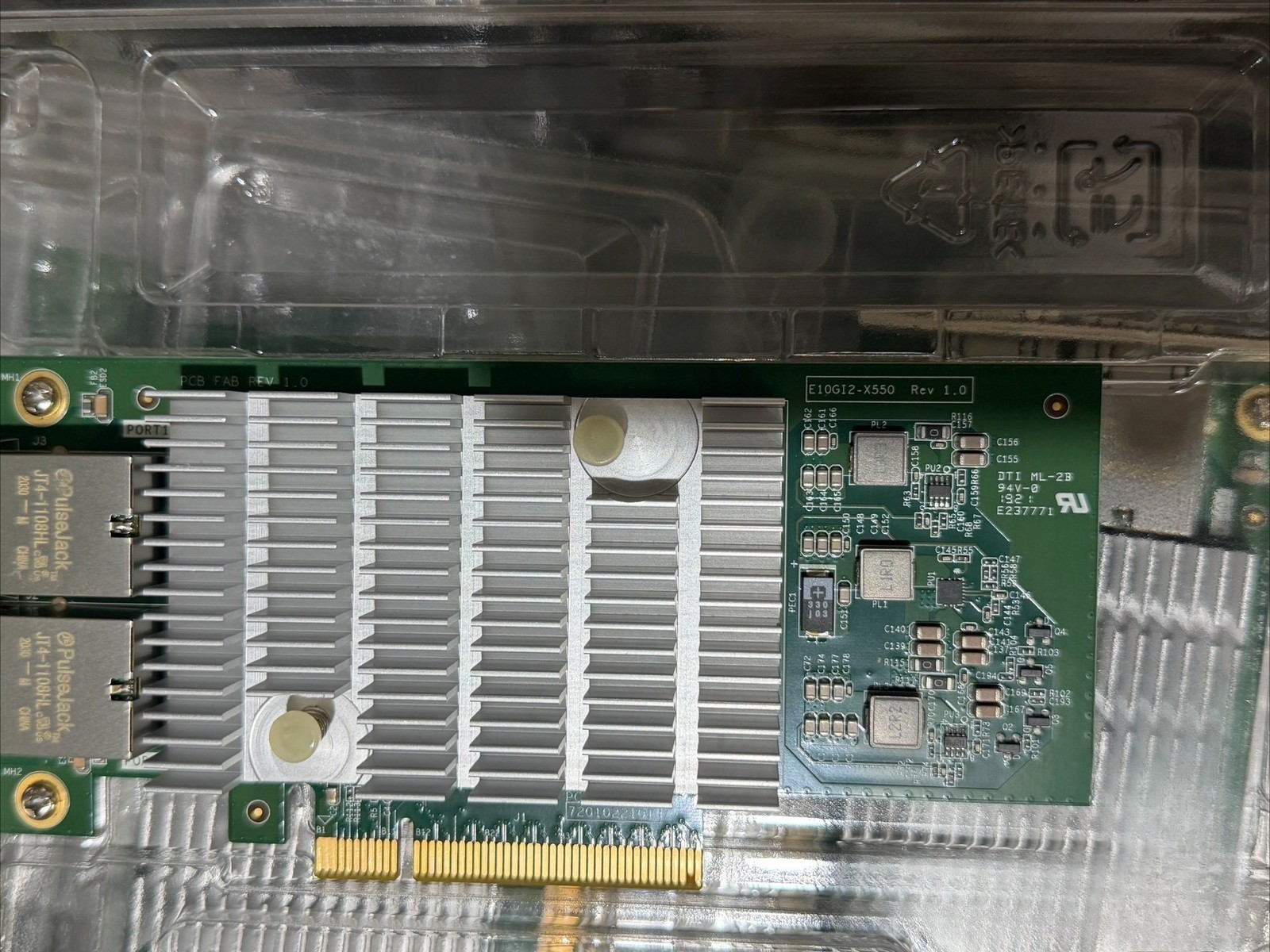 SuperMicro AOC-STGS-i2T Dual Port 10Gbase-T PCI-E 3.0 Intel X550-T2 Network Card