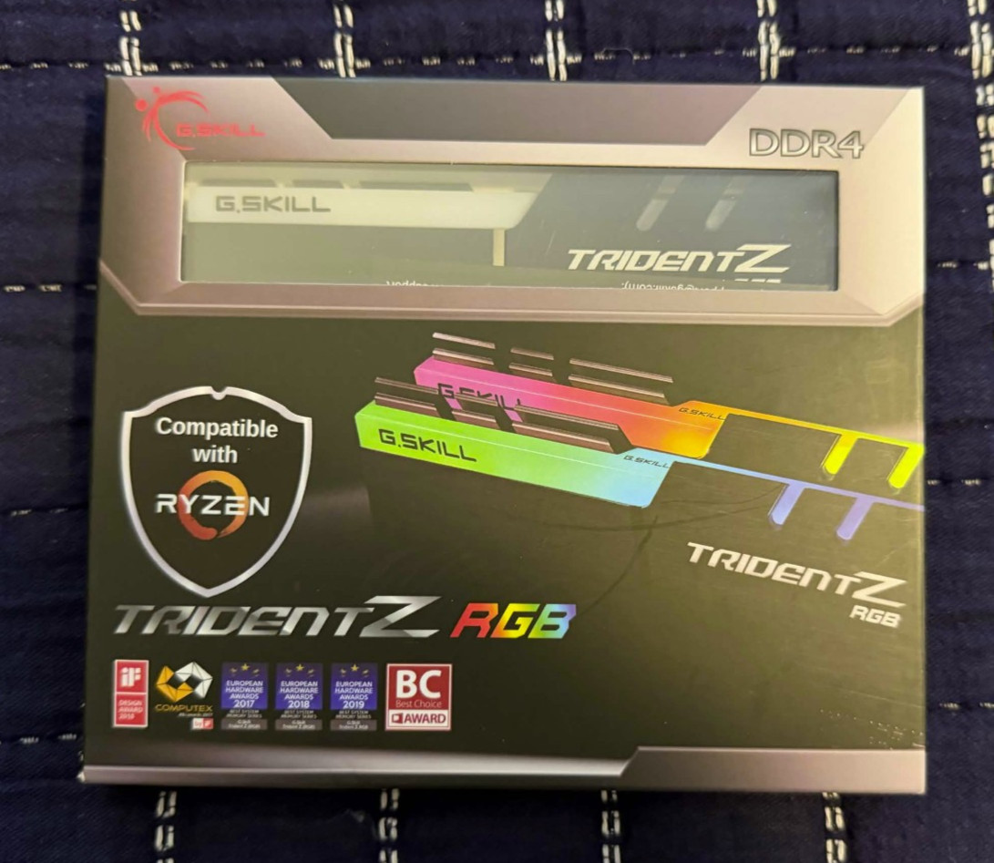 G.Skill Trident Z RGB 64GB (2 x 32GB) DDR4-3600 Dual Channel Desktop Memory Kit