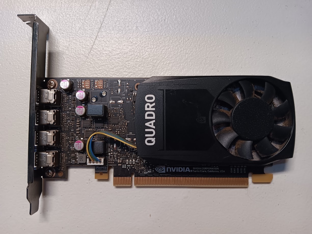 PNY – Nvidia Quadro P1000 – 4GB GDDR5 – PCIe Graphics Card – Untested