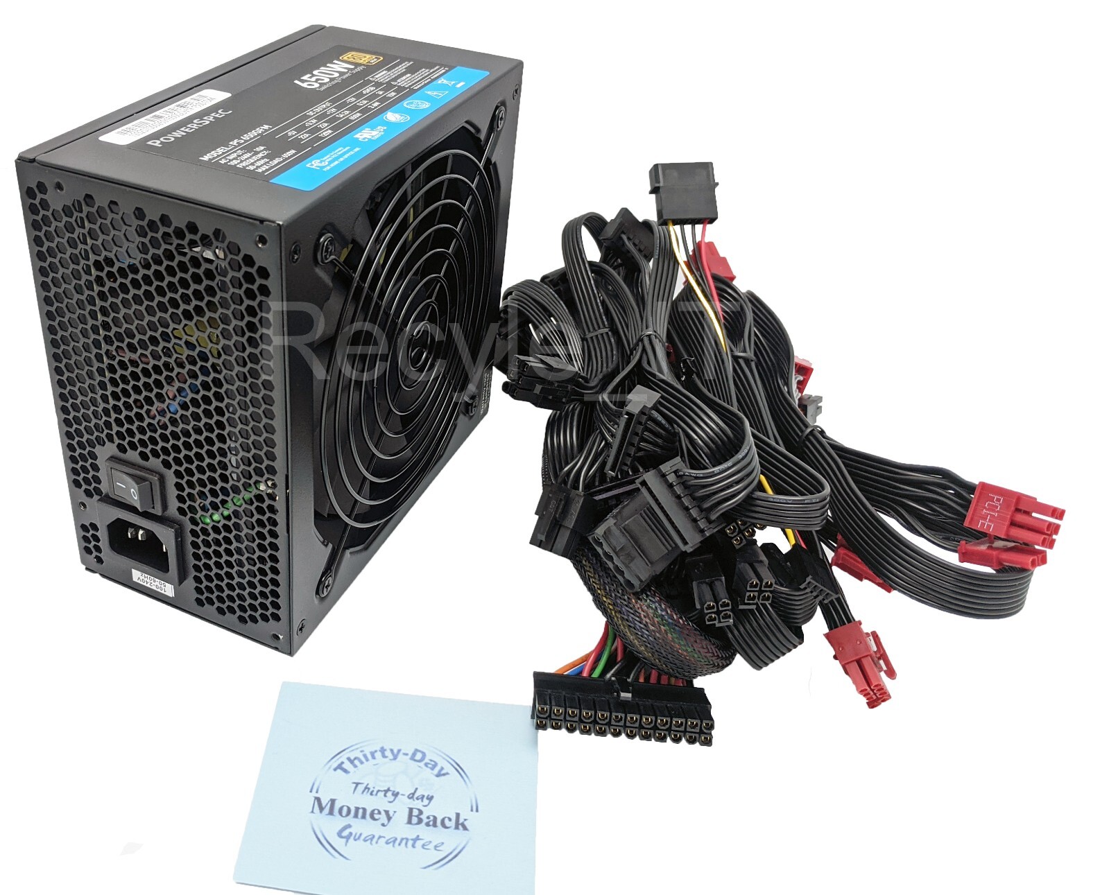 PowerSpec Fully Modular 650W 80+ Gold 4x PCIE ATX/EPS 12V Gaming PC Power Supply