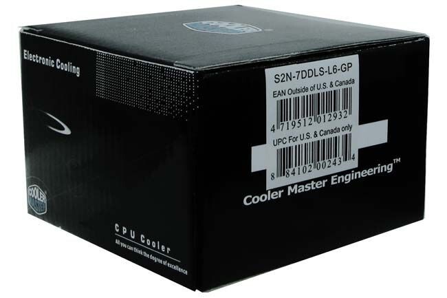 NEW Cooler Master LGA775 Socket T Low Profile 1U Copper Heatsink CPU Cooler