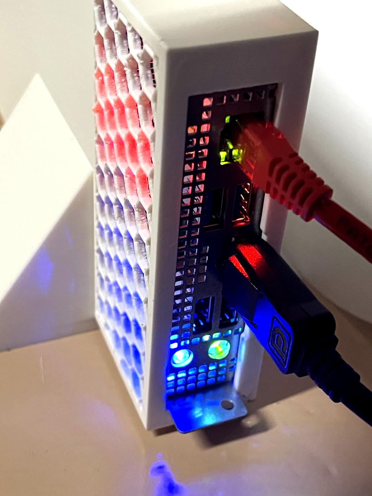 AMD BC-250 WHITE Cooler 140mm wFan Enclosure BC250 Made from Heat Resistant ABS