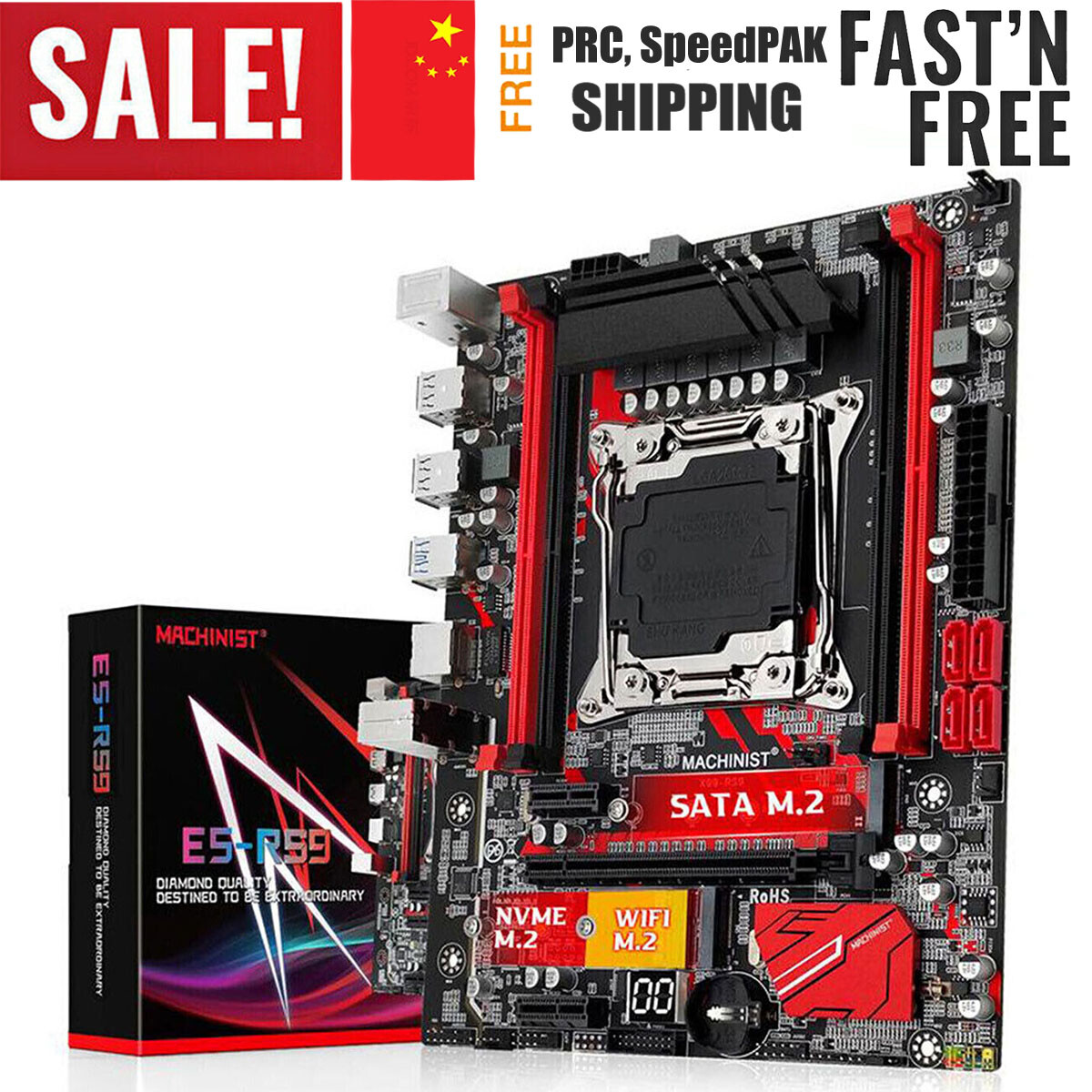 LGA 2011-3 E5 RS9 Motherboard Set USB 3.0 Micro ATX four channel DDR4 RAM XEON