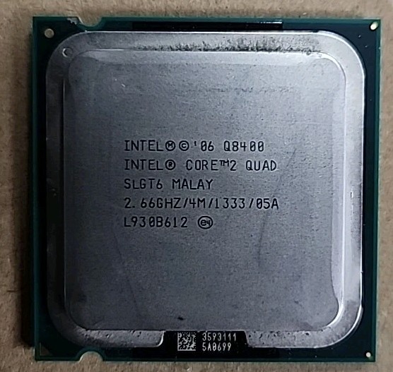 Intel Core 2 Quad Q8400 2.66GHz 4-Core LGA775 Desktop CPU Processor 95W SLGT6