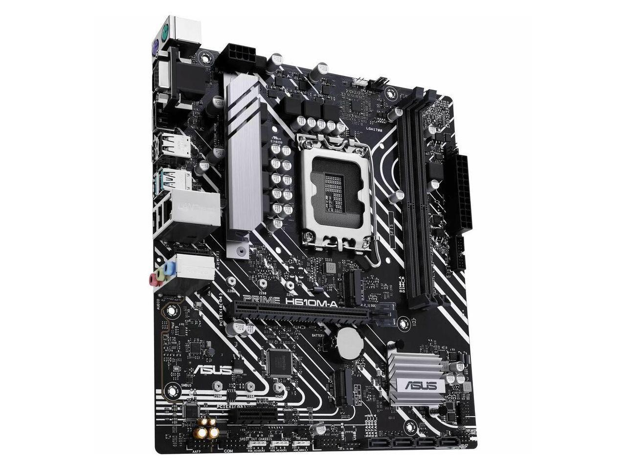 Asus Prime H610M-A-CSM Gaming Desktop Motherboard – Intel H610 Chipset – Socket