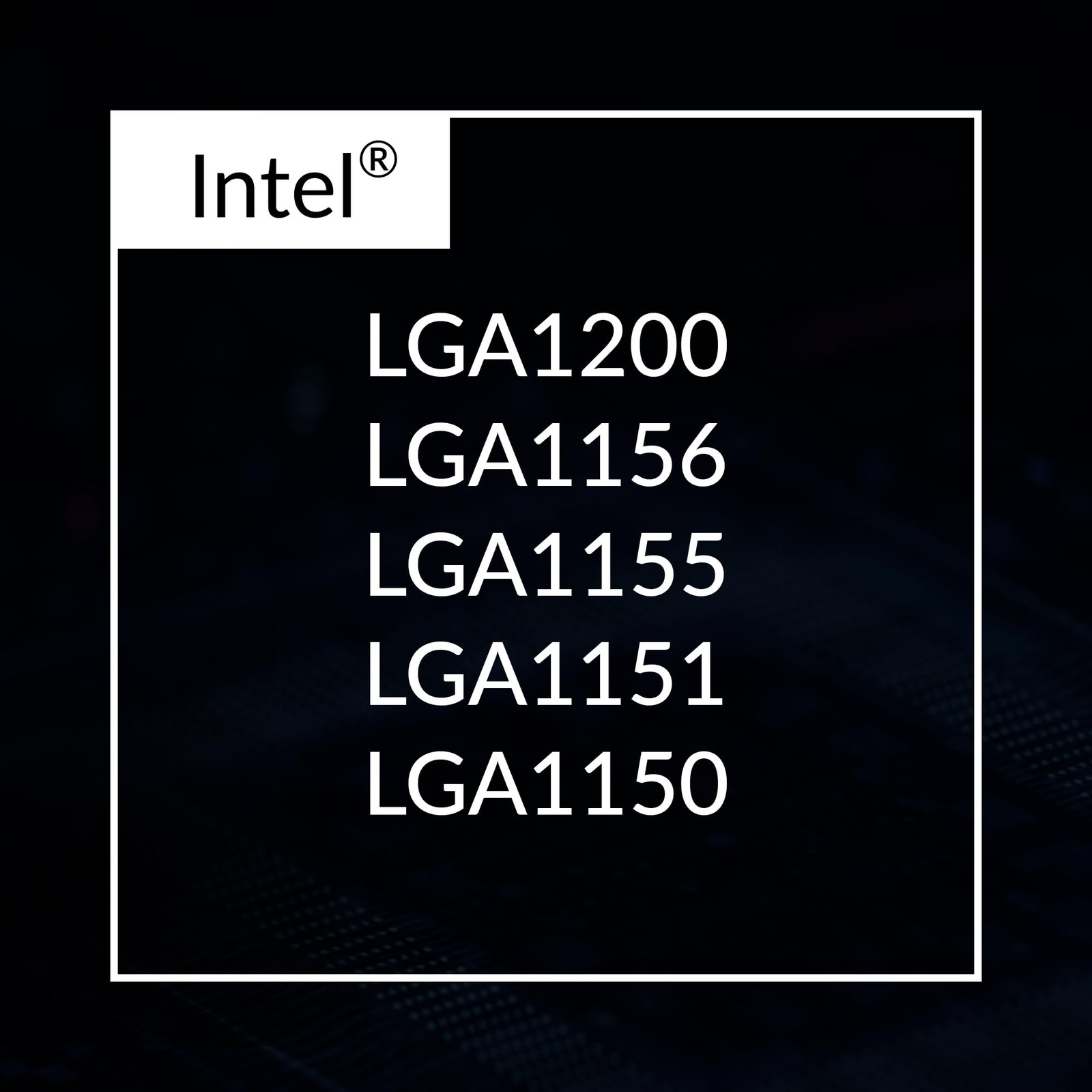ARCTIC Intel LGA1200/115X Mounting Kit Kit, Black