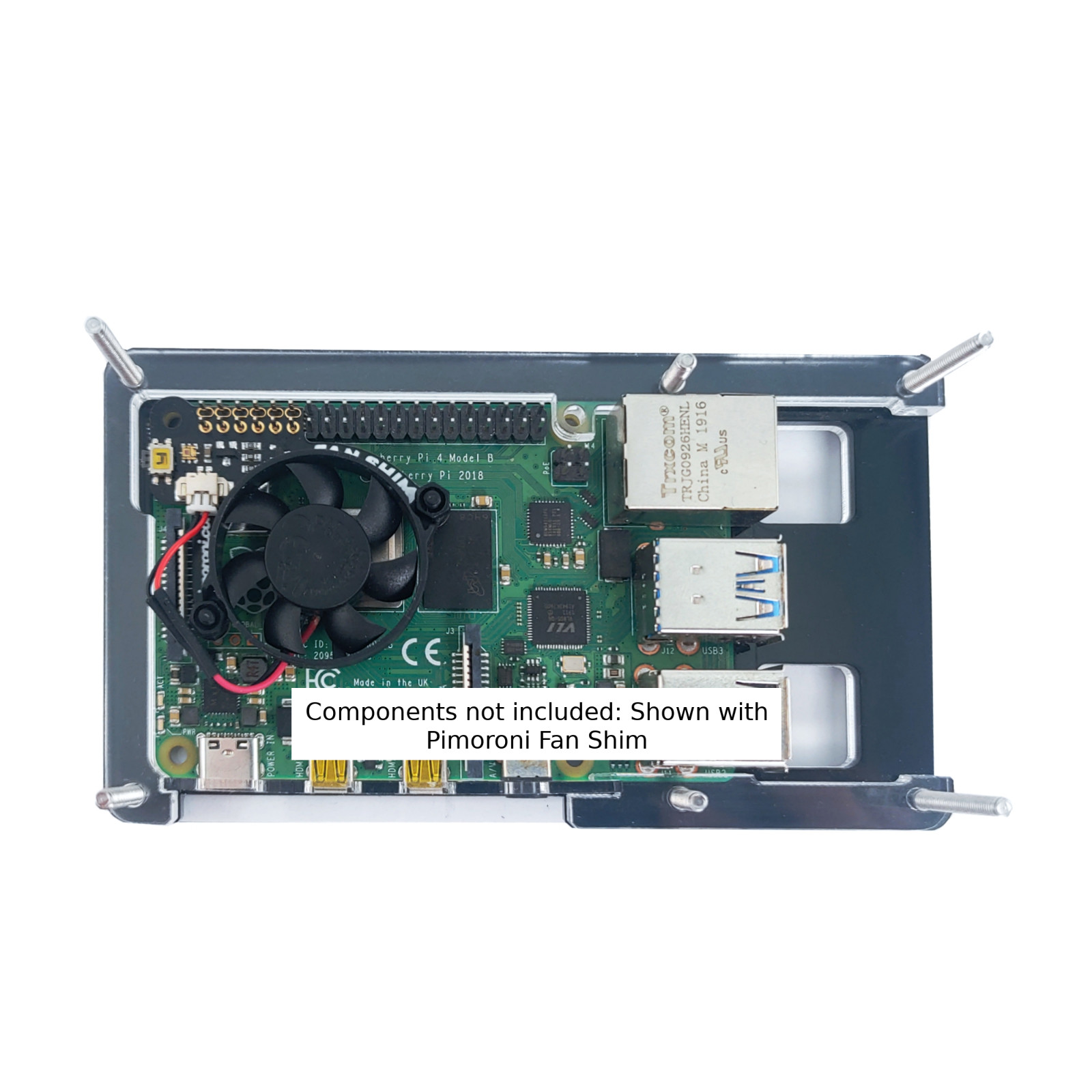 ZRPi-3.5NSX case: RPi 3B+ ZUMspot MMDVM (not included),&3.5″Nextion(incl)