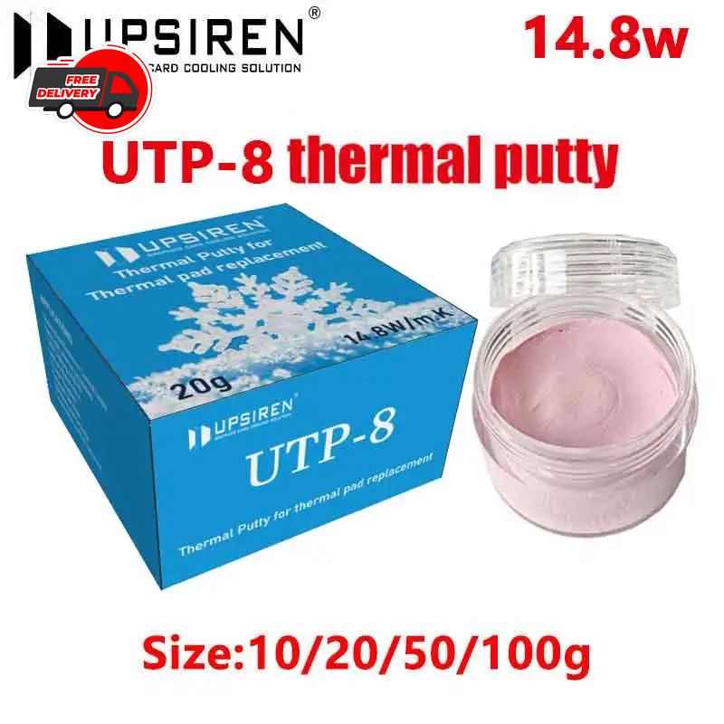 UPSIREN UTP-8 Thermal Putty 14.8W/mk GPU CPU Cooling Paste Pad Replacement
