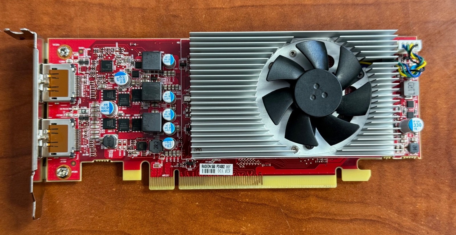 Dell AMD Radeon RX 550 2GB GDDR5 PCIe Low Profile Graphics Card 0YRDRX 2x DP