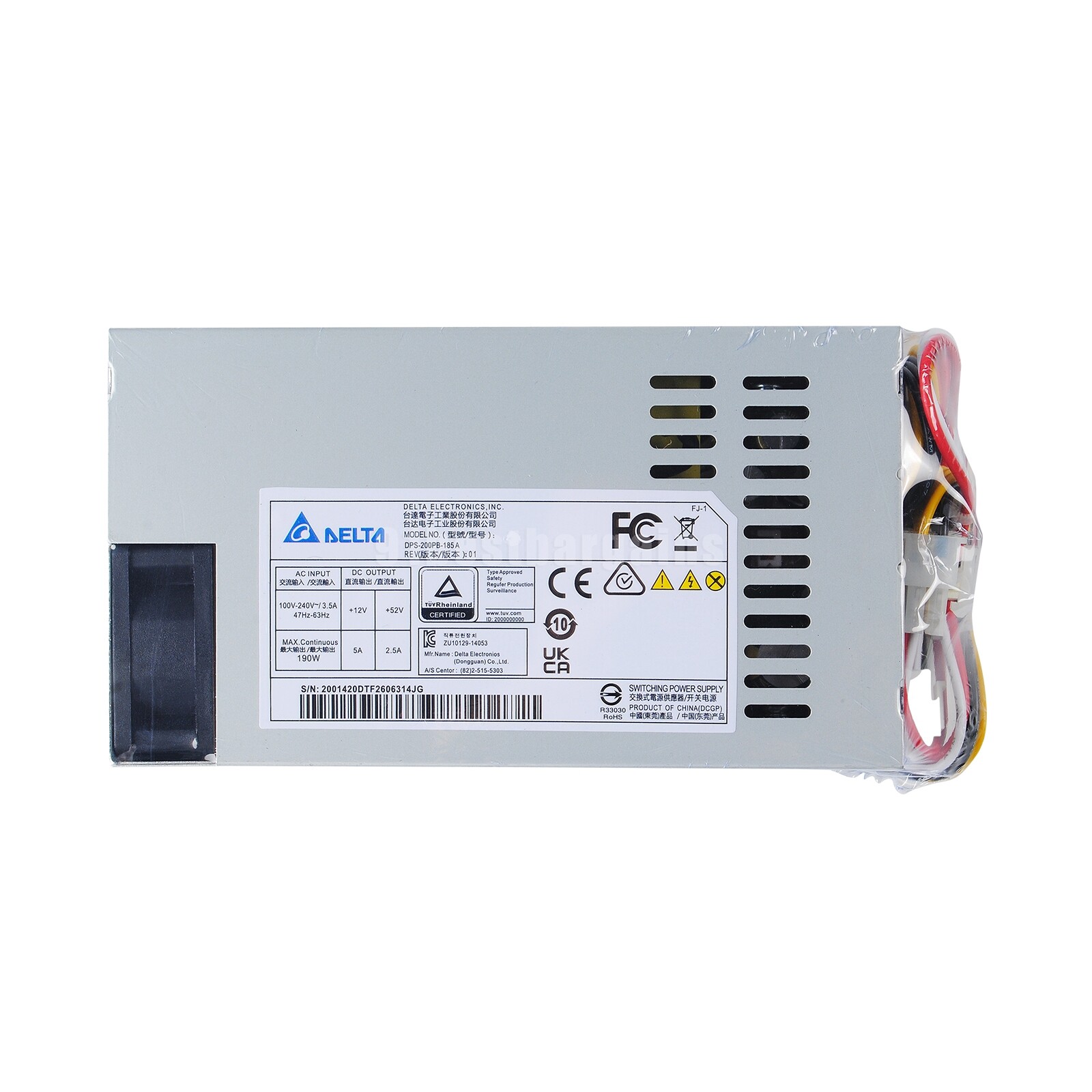 Delta Power Supply for NR32P8-8 NVR Recorder Delta DPS-200PB-185 A 190W T9-A2