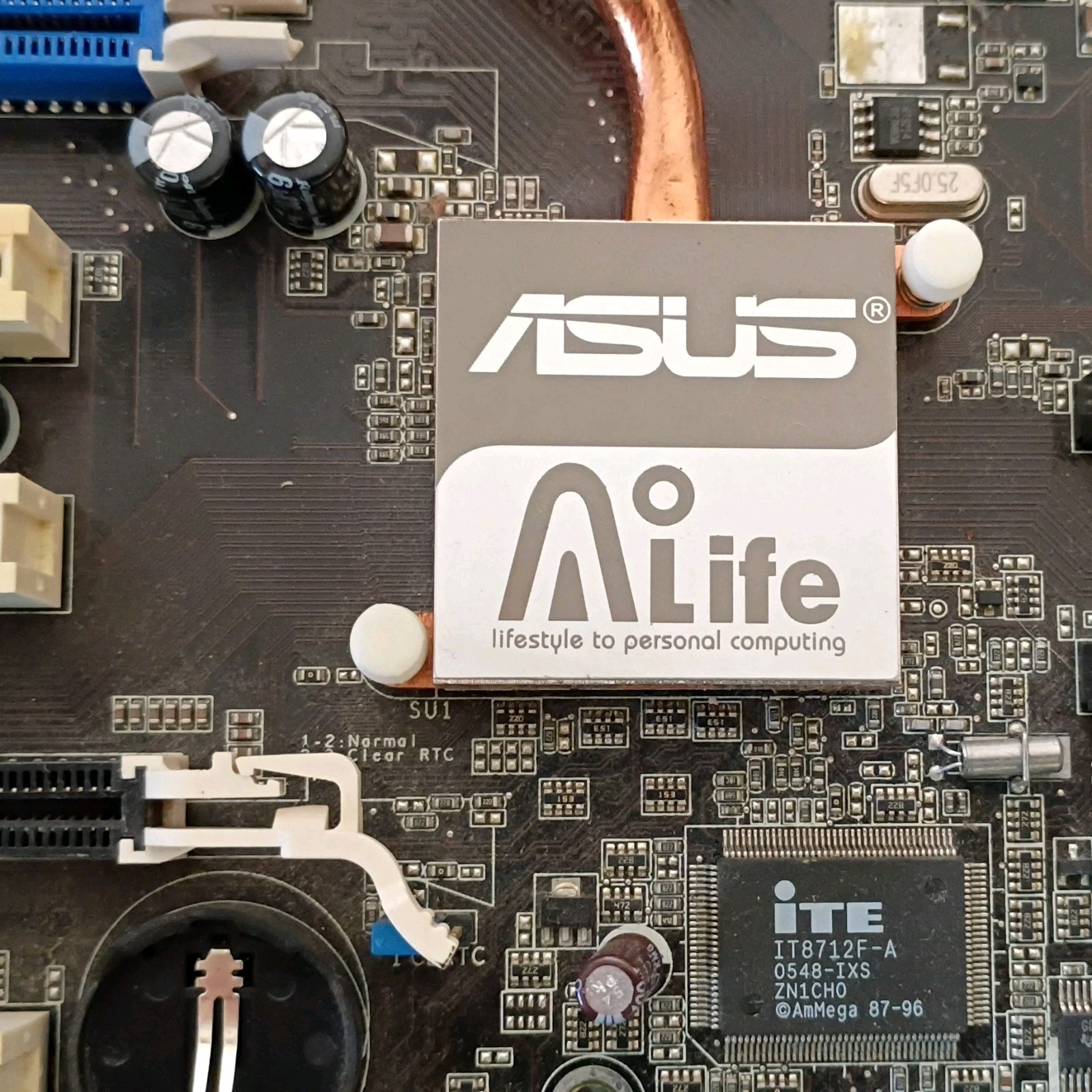 ASUS A8Life ATX AMD Motherboard Stack Cool 2, On-Board Audio, PCI/PCIe Slots
