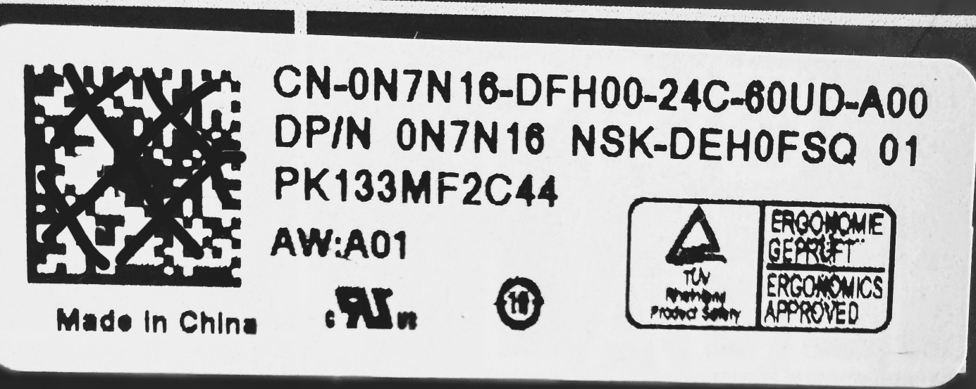SINGLE KEY CAP & PLASTIC HINGE CLIP Dell Inspiron 15 3000 BL