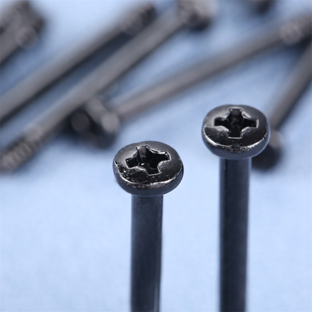 10pcs Computer Cooling Fan Mount Screws Case Fan Screws for Hard Disk Keyboard