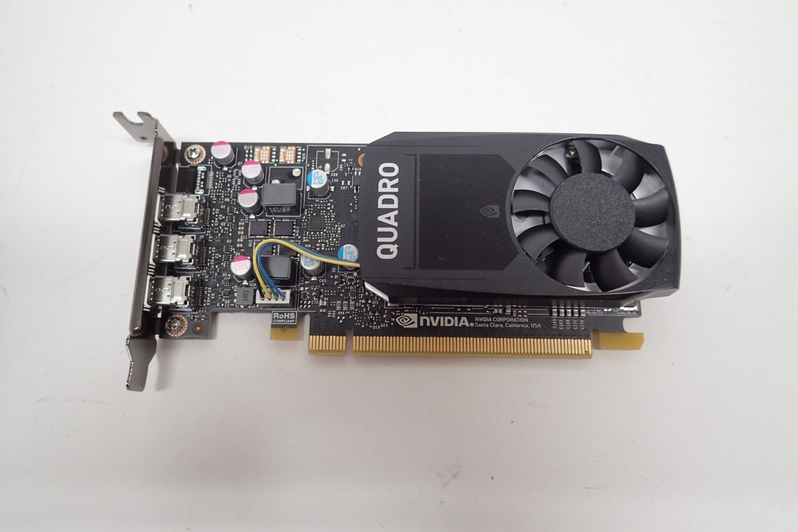 NVIDIA Quadro P400 PCIe 2GB Triple Mini Displayport Low Profile Video Card