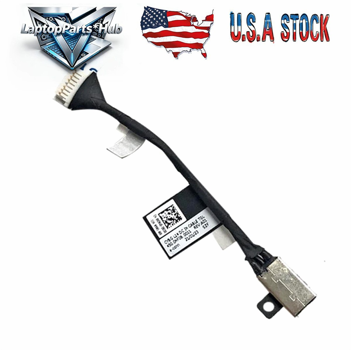 New DC IN Power Jack Charging Socket Cable Dell Latitude 3420 3520 0HJW4D USK