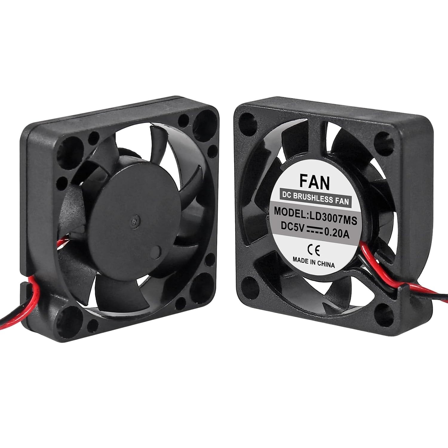 Compact 30x30x7mm Cooling Fans for Raspberry Pi – Quieter Operation at 15.92 dB