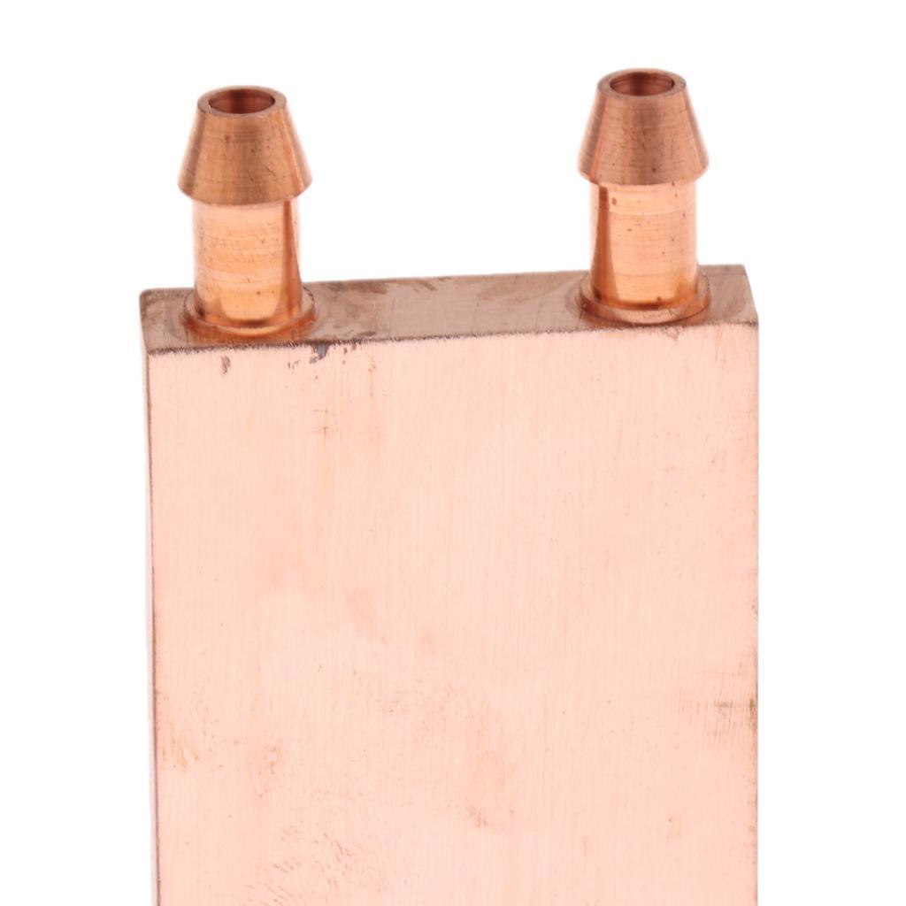copper Water Cooling Block for Computer Graphic 40×80 Copper