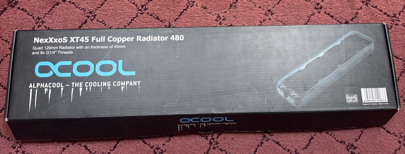 Alphacool Nexxxos XT45 Full Copper Radiator 480