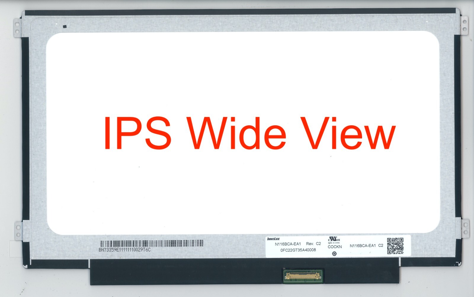 Innolux N116BCA-EA1 REV.C1 C2 C3 C4 IPS Wide View Matte HD 1366×768 LCD Screen