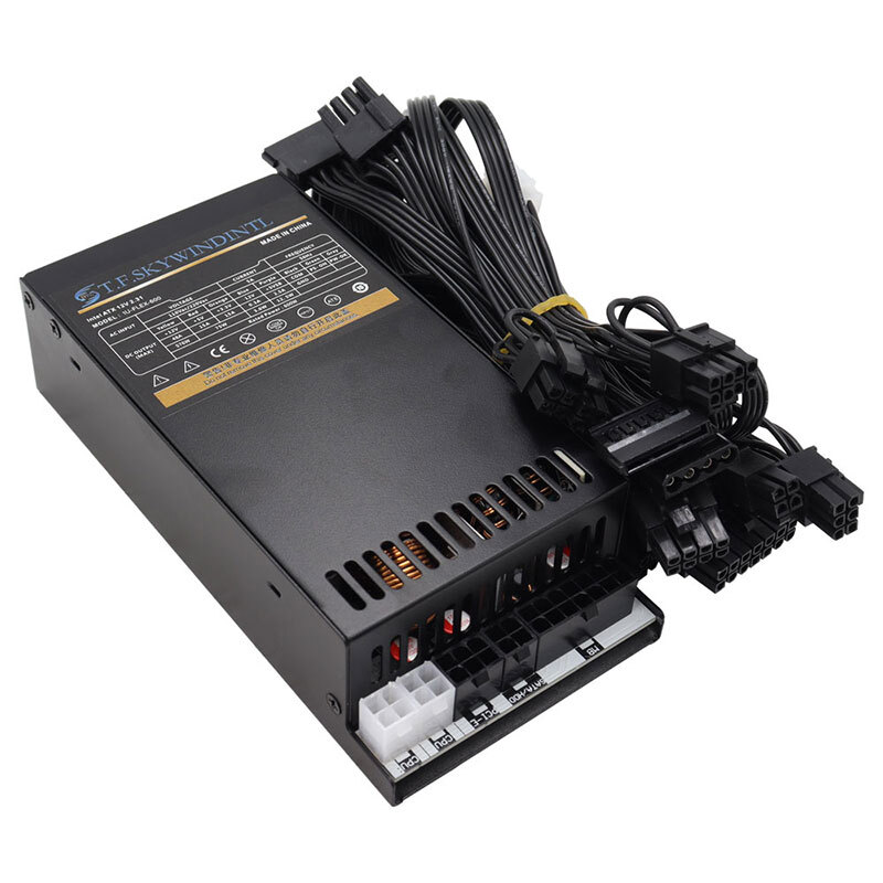 NEW 600W Full Modular Flex Power Supply Mini ITX, Small 1U Computer PUS Dual CPU