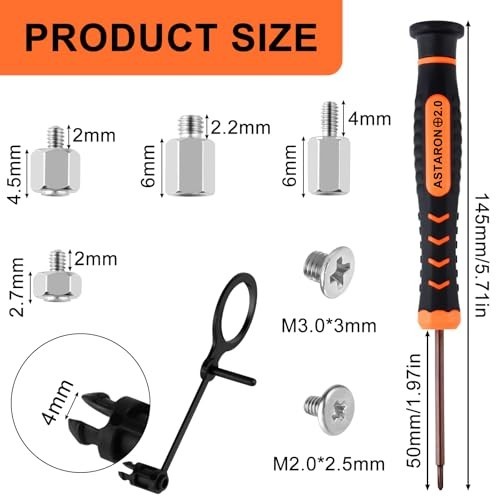 M.2 SSD Screws Kit – PCIe NVMe Mounting Screws for Asus, Gigabyte, ASRock, MSI
